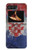 S3313 Croatia Flag Vintage Football Graphic Hülle Schutzhülle Taschen für Motorola Moto Razr 2022