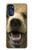 S0840 Grizzly Bear Face Hülle Schutzhülle Taschen für Motorola Moto G 5G (2023)