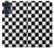 S1611 Black and White Check Chess Board Hülle Schutzhülle Taschen für Motorola Moto G 5G (2023)