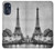S2350 Old Paris Eiffel Tower Hülle Schutzhülle Taschen für Motorola Moto G 5G (2023)