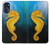 S2444 Seahorse Underwater World Hülle Schutzhülle Taschen für Motorola Moto G 5G (2023)
