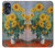 S2937 Claude Monet Bouquet of Sunflowers Hülle Schutzhülle Taschen für Motorola Moto G 5G (2023)