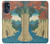 S3348 Utagawa Hiroshige The Monkey Bridge Hülle Schutzhülle Taschen für Motorola Moto G 5G (2023)