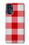 S3535 Red Gingham Hülle Schutzhülle Taschen für Motorola Moto G 5G (2023)