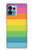 S2363 Rainbow Pattern Hülle Schutzhülle Taschen für Motorola Edge+ (2023), X40, X40 Pro, Edge 40 Pro