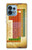 S2934 Vintage Periodic Table of Elements Hülle Schutzhülle Taschen für Motorola Edge+ (2023), X40, X40 Pro, Edge 40 Pro