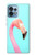 S3708 Pink Flamingo Hülle Schutzhülle Taschen für Motorola Edge+ (2023), X40, X40 Pro, Edge 40 Pro