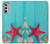 S3428 Aqua Wood Starfish Shell Hülle Schutzhülle Taschen für Motorola Moto G Stylus 4G (2022)