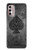 S3446 Black Ace Spade Hülle Schutzhülle Taschen für Motorola Moto G Stylus 4G (2022)