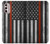 S3472 Firefighter Thin Red Line Flag Hülle Schutzhülle Taschen für Motorola Moto G Stylus 4G (2022)