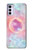 S3709 Pink Galaxy Hülle Schutzhülle Taschen für Motorola Moto G42