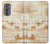 S0566 Technical Drawing Da Vinci Hülle Schutzhülle Taschen für Motorola Edge (2022)