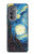 S0582 Van Gogh Starry Nights Hülle Schutzhülle Taschen für Motorola Edge (2022)