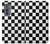 S1611 Black and White Check Chess Board Hülle Schutzhülle Taschen für Motorola Edge (2022)