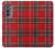S2374 Tartan Red Pattern Hülle Schutzhülle Taschen für Motorola Edge (2022)