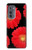 S2478 Red Daisy flower Hülle Schutzhülle Taschen für Motorola Edge (2022)
