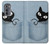 S2641 Pocket Black Cat Hülle Schutzhülle Taschen für Motorola Edge (2022)