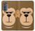 S2721 Cute Grumpy Monkey Cartoon Hülle Schutzhülle Taschen für Motorola Edge (2022)