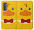S2760 Yellow Duck Tuxedo Cartoon Hülle Schutzhülle Taschen für Motorola Edge (2022)