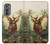 S2841 Vintage Reindeer Christmas Hülle Schutzhülle Taschen für Motorola Edge (2022)