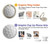 S2960 White Golf Ball Hülle Schutzhülle Taschen für Motorola Edge (2022)
