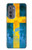 S2990 Sweden Football Soccer Hülle Schutzhülle Taschen für Motorola Edge (2022)