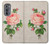 S3079 Vintage Pink Rose Hülle Schutzhülle Taschen für Motorola Edge (2022)