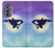 S3807 Killer Whale Orca Moon Pastel Fantasy Hülle Schutzhülle Taschen für Motorola Edge (2022)