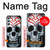S0223 Vampire Skull Tattoo Hülle Schutzhülle Taschen für Samsung Galaxy A34 5G