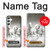 S0933 White Horses Hülle Schutzhülle Taschen für Samsung Galaxy A34 5G