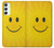 S1146 Yellow Sun Smile Hülle Schutzhülle Taschen für Samsung Galaxy A34 5G