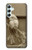 S1386 Paper Sculpture Owl Hülle Schutzhülle Taschen für Samsung Galaxy A34 5G