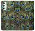 S1965 Peacock Feather Hülle Schutzhülle Taschen für Samsung Galaxy A34 5G