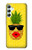 S2443 Funny Pineapple Sunglasses Kiss Hülle Schutzhülle Taschen für Samsung Galaxy A34 5G