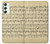 S2504 Vintage Music Sheet Hülle Schutzhülle Taschen für Samsung Galaxy A34 5G