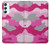 S2525 Pink Camo Camouflage Hülle Schutzhülle Taschen für Samsung Galaxy A34 5G