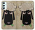 S2826 Cute Cartoon Unsleep Black Sheep Hülle Schutzhülle Taschen für Samsung Galaxy A34 5G