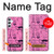 S2885 Paris Pink Hülle Schutzhülle Taschen für Samsung Galaxy A34 5G