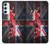 S2936 UK British Flag Map Hülle Schutzhülle Taschen für Samsung Galaxy A34 5G
