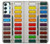 S3243 Watercolor Paint Set Hülle Schutzhülle Taschen für Samsung Galaxy A34 5G
