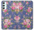 S3265 Vintage Flower Pattern Hülle Schutzhülle Taschen für Samsung Galaxy A34 5G
