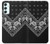 S3363 Bandana Black Pattern Hülle Schutzhülle Taschen für Samsung Galaxy A34 5G