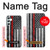 S3687 Firefighter Thin Red Line American Flag Hülle Schutzhülle Taschen für Samsung Galaxy A34 5G