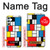 S3814 Piet Mondrian Line Art Composition Hülle Schutzhülle Taschen für Samsung Galaxy A34 5G