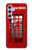 S0058 British Red Telephone Box Hülle Schutzhülle Taschen für Samsung Galaxy A54 5G