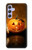 S1083 Pumpkin Spider Candles Halloween Hülle Schutzhülle Taschen für Samsung Galaxy A54 5G