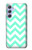 S1723 Mint Chevron Zigzag Hülle Schutzhülle Taschen für Samsung Galaxy A54 5G