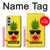 S2443 Funny Pineapple Sunglasses Kiss Hülle Schutzhülle Taschen für Samsung Galaxy A54 5G