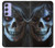 S2585 Evil Death Skull Pentagram Hülle Schutzhülle Taschen für Samsung Galaxy A54 5G