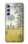 S2682 Claude Monet Fields In Spring Hülle Schutzhülle Taschen für Samsung Galaxy A54 5G
